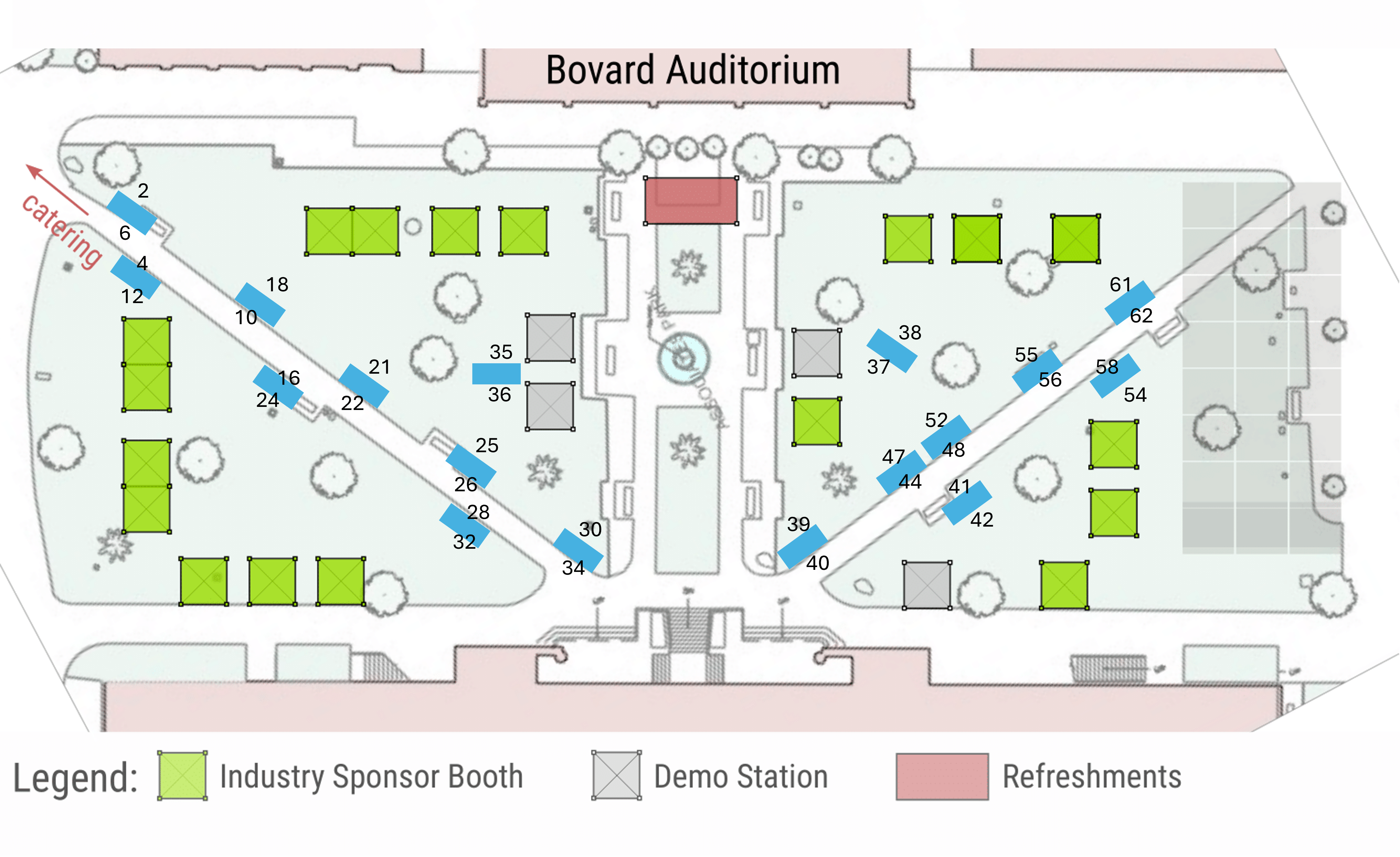 Map of RSS 2025 Posters for Tuesday (June 24)