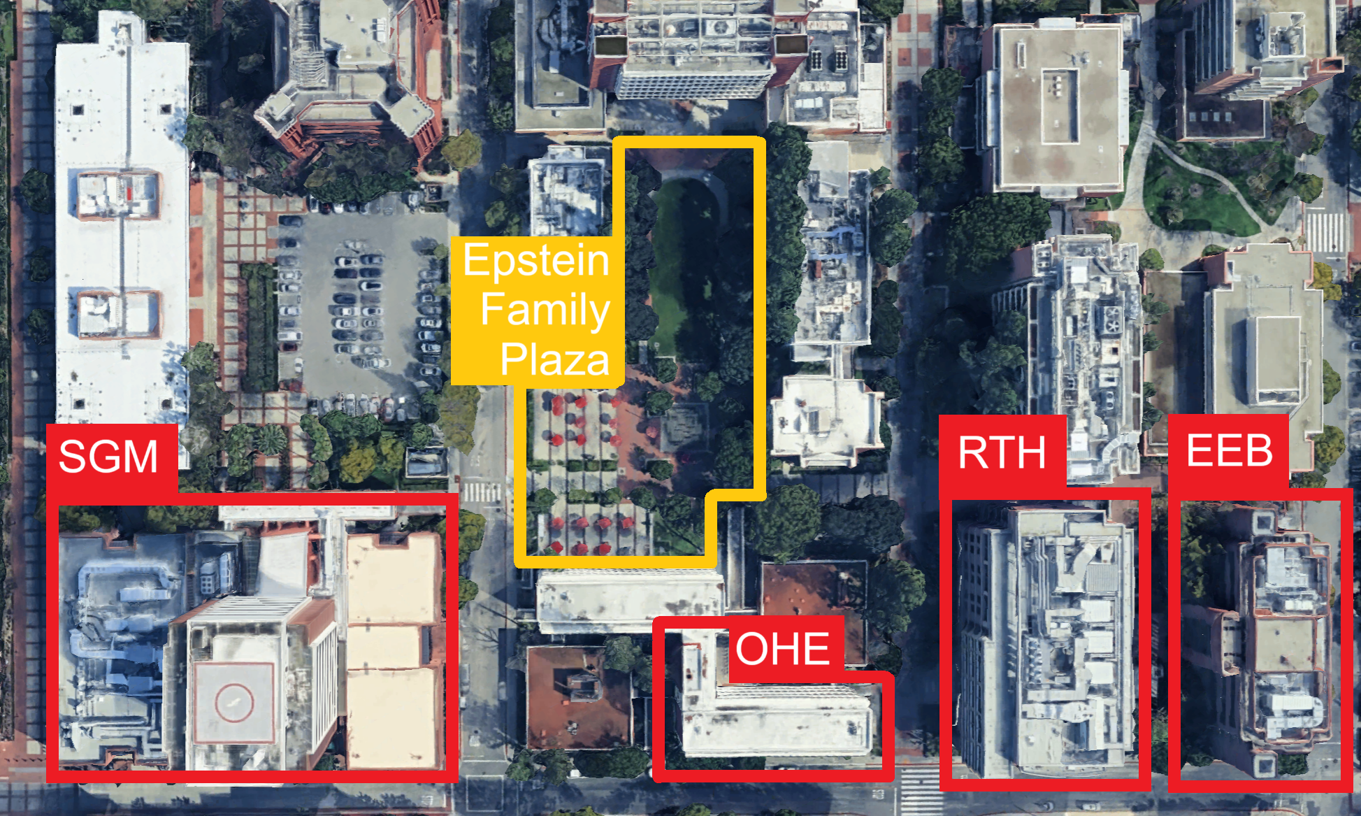 Map of RSS 2025 workshop locations